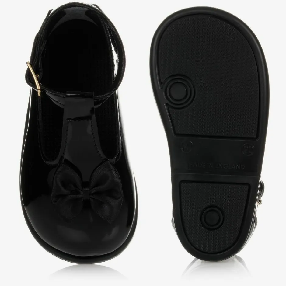 Early Days Black First-Walker Shoes Best