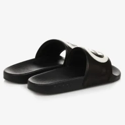 Gucci Black GG Sliders Sale