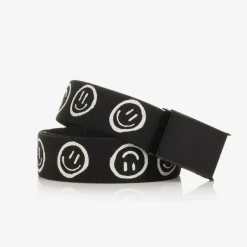 Molo Black Graphic Woven Belt Outlet