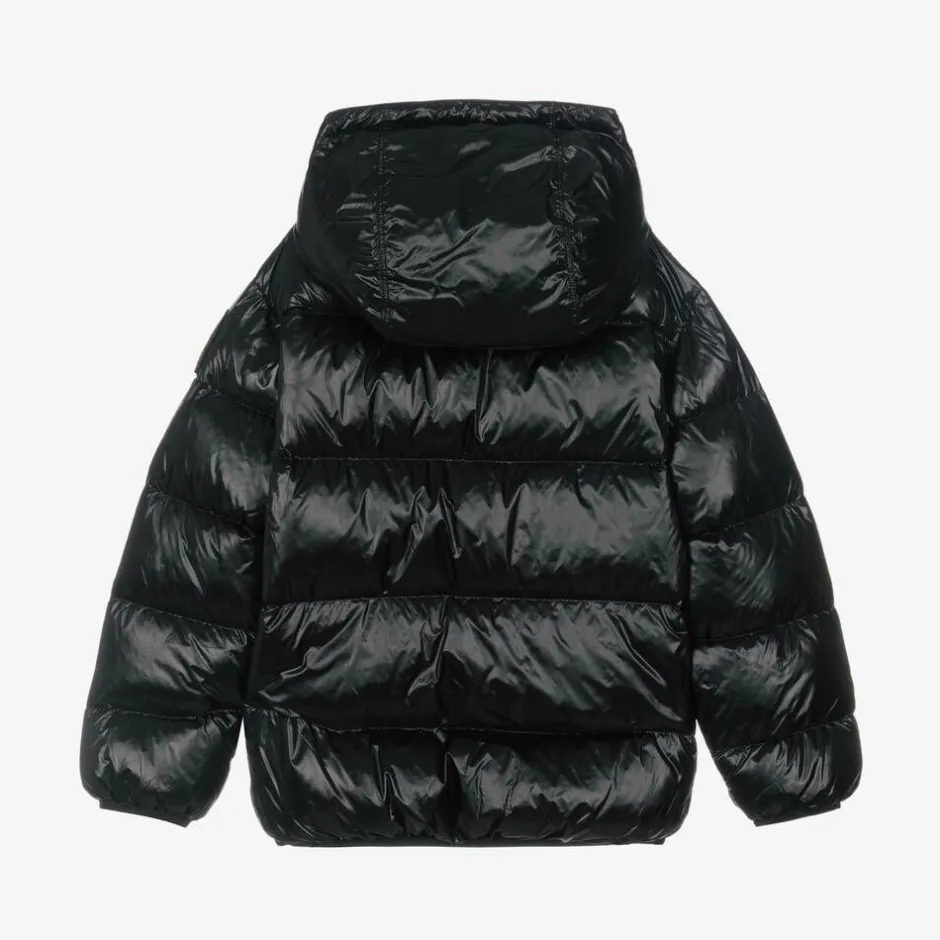 Parajumpers Black Hooded Down Puffer Jacket Discount