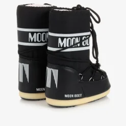 Moon Boot Black Icon Nylon Snow Boots Online