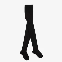 Falke Black Knitted Wool Tights Hot