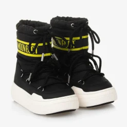 Moon Boot Black Lace-Up Boots Hot