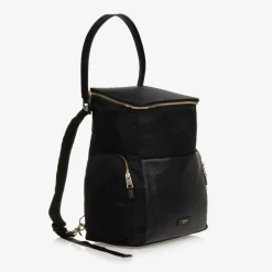 Storksak Black Leather Alyssa Changing Bag (38cm) Online