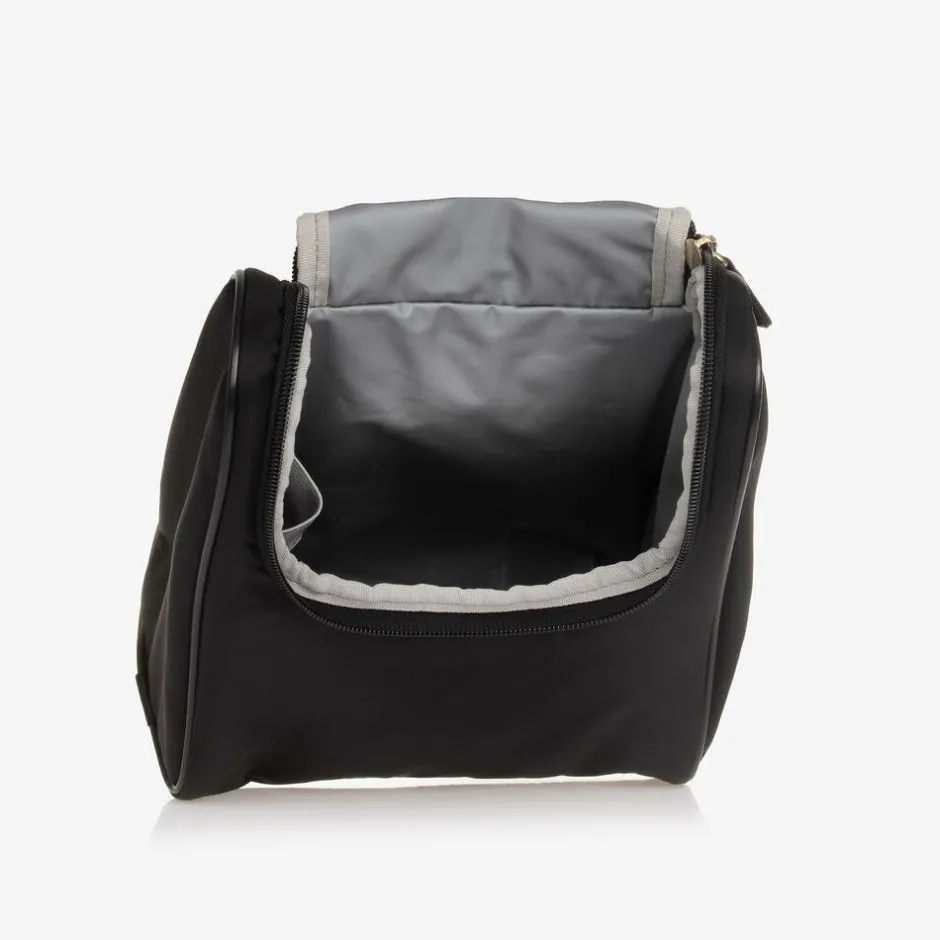Storksak Black Leather Alyssa Changing Bag (38cm) Online