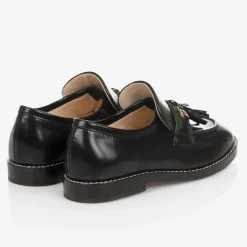 Gucci Black Leather Loafer Shoes Best