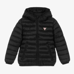 Guess Black Lightweight Puffer Jacket Sale