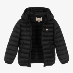 Guess Black Lightweight Puffer Jacket Sale