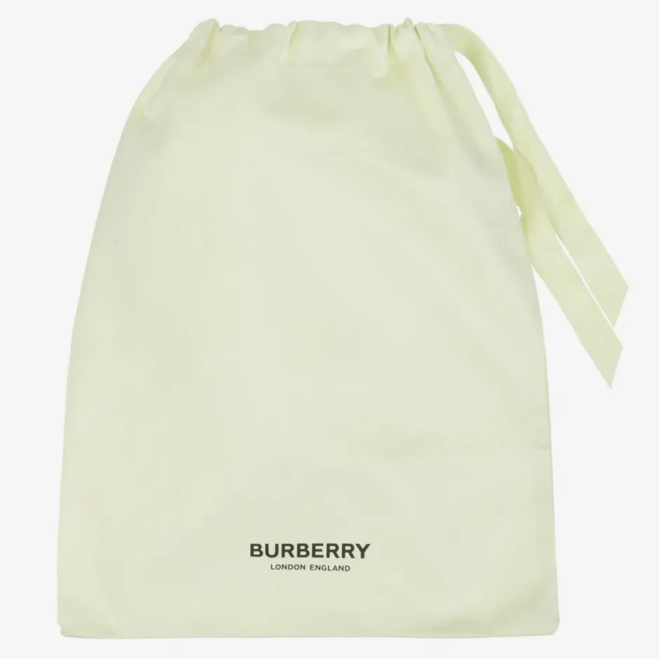 Burberry Black Logo Lace-Up Trainers Sale