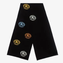 Burberry Black Merino Wool Scarf (128cm) New