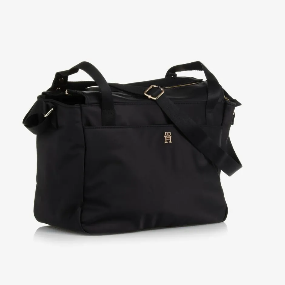 Tommy Hilfiger Black Monogram Logo Changing Bag (43cm) Online