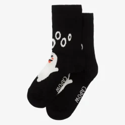 Wauw Capow Black Organic Cotton Ghost Socks