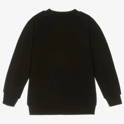 Wauw Capow Black Organic Cotton Pumpkin Sweatshirt