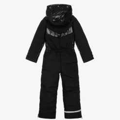 Pilguni Black Padded Hooded Snowsuit Discount