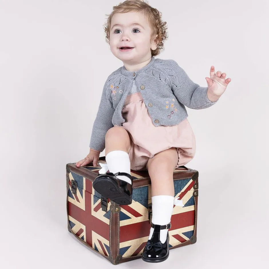 Early Days Black Patent Bar Shoes Best