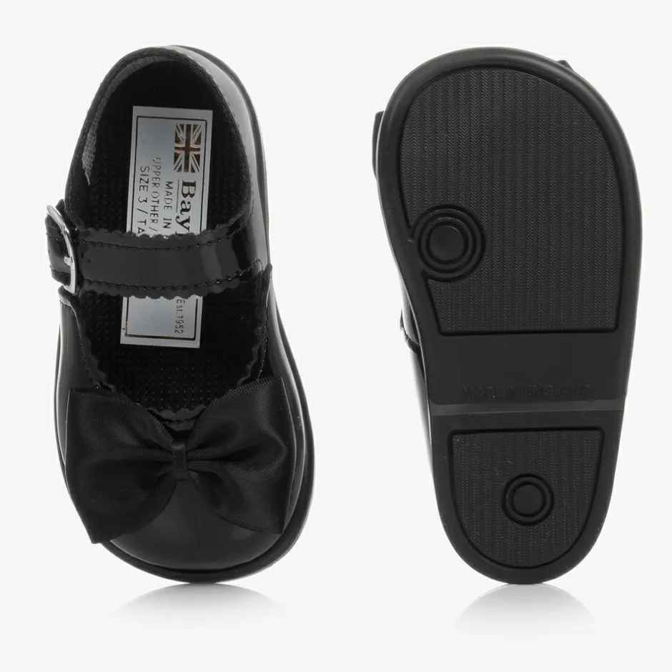 Early Days Black Patent Bar Shoes Best