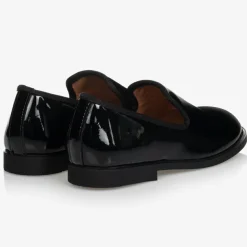 Childrens Classics Black Patent Leather Loafers Sale