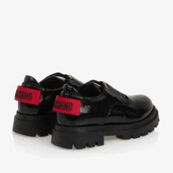 Moschino Black Patent Leather Loafers Online