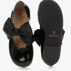 Childrens Classics Black Patent Leather Shoes Hot