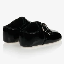 Early Days Baypods Black Patent Pre-Walker Shoes Online