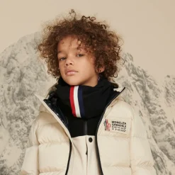 Moncler Enfant Black Polar Fleece Snood Sale