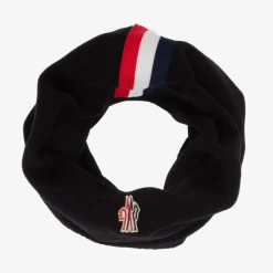 Moncler Enfant Black Polar Fleece Snood Clearance