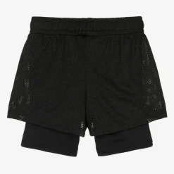 Mini Rodini Black Quick Dry Mesh Sport Shorts New