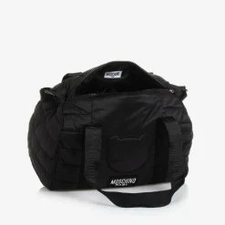 Moschino Baby Black Quilted Changing Bag (34cm) Hot
