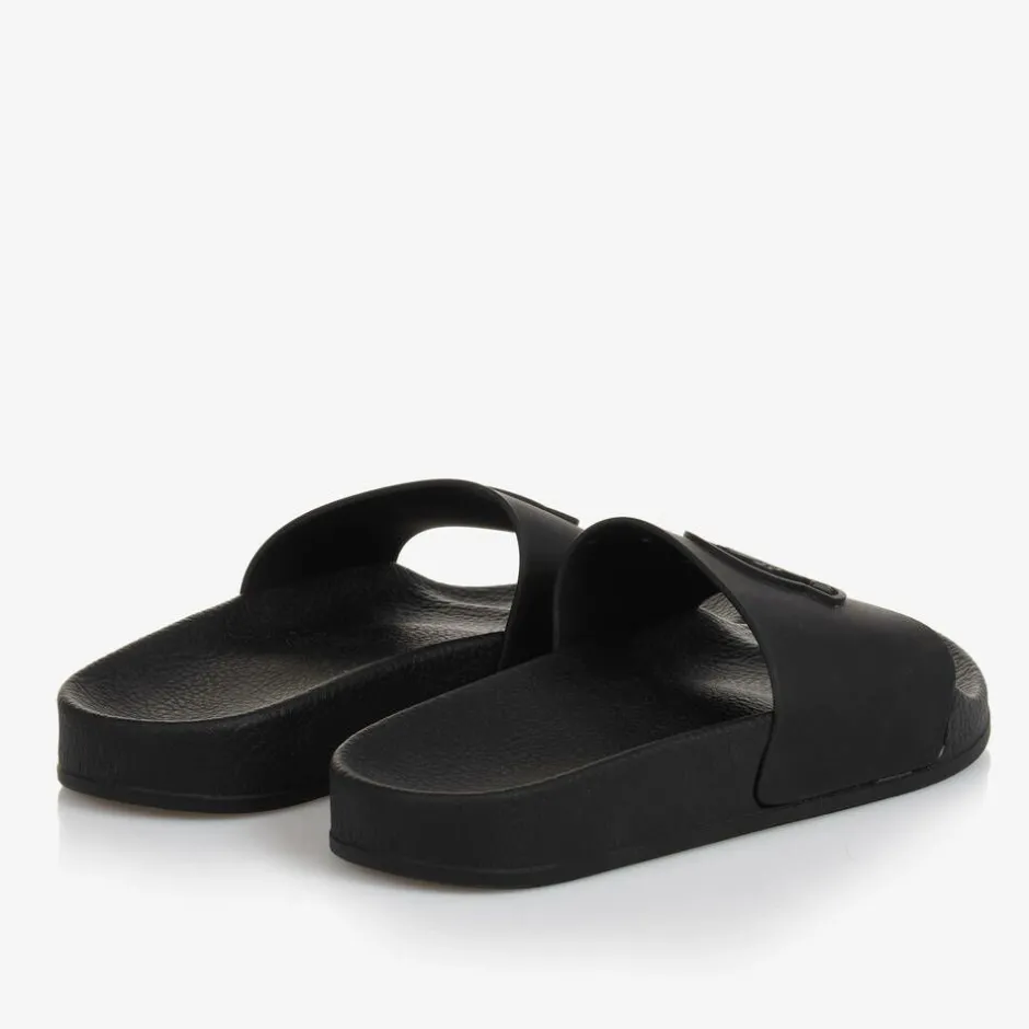 Moncler Enfant Black Sliders Clearance