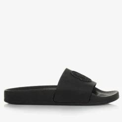 Moncler Enfant Black Sliders Clearance