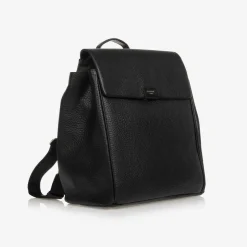 Storksak Black St James Leather Changing Bag (37cm) Clearance