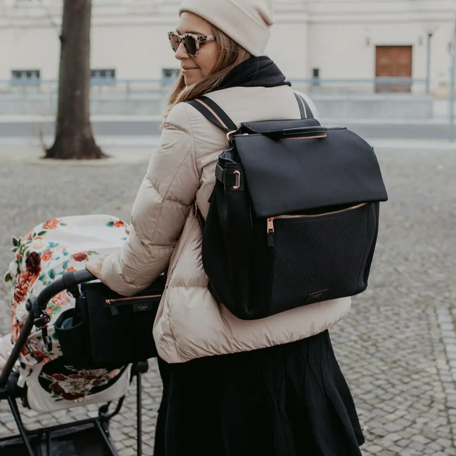 Storksak Black St James Scuba Changing Bag (37cm)