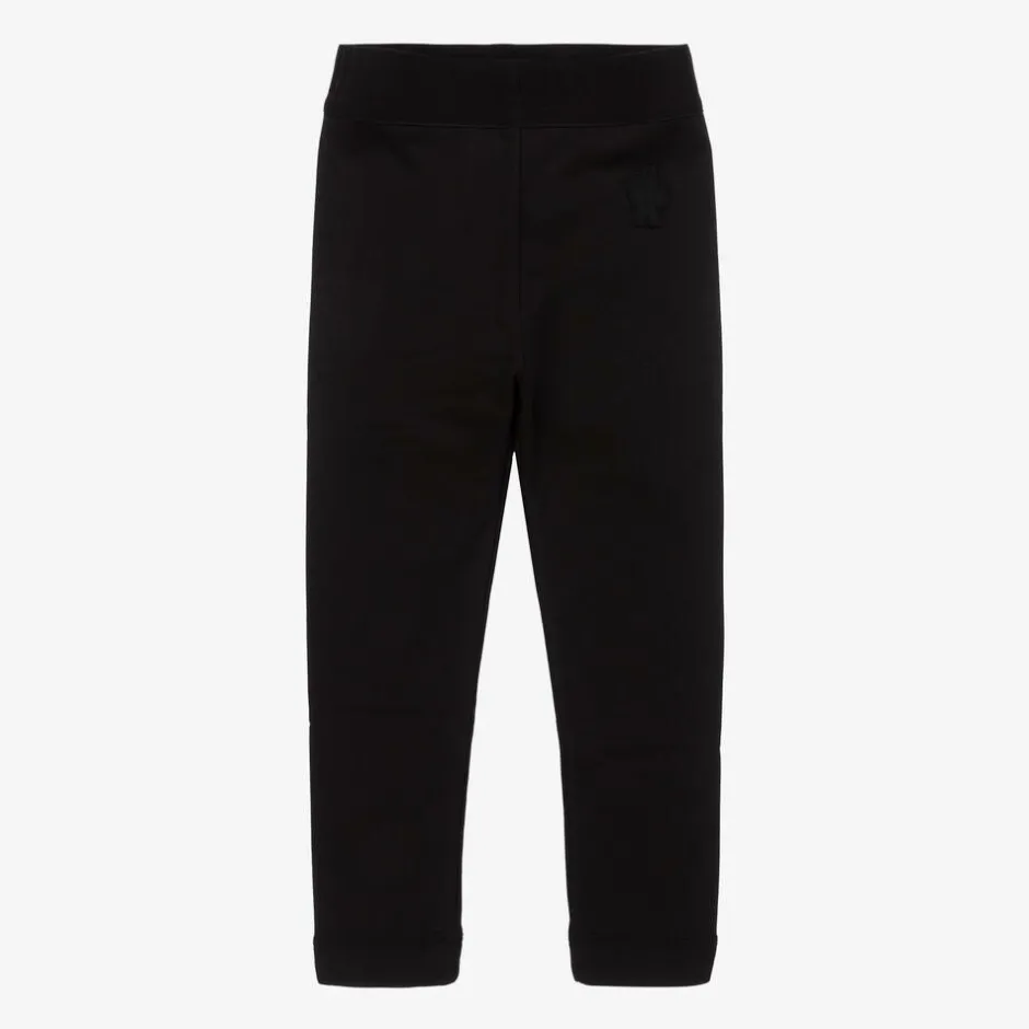 Moncler Enfant Black Technical Leggings Sale