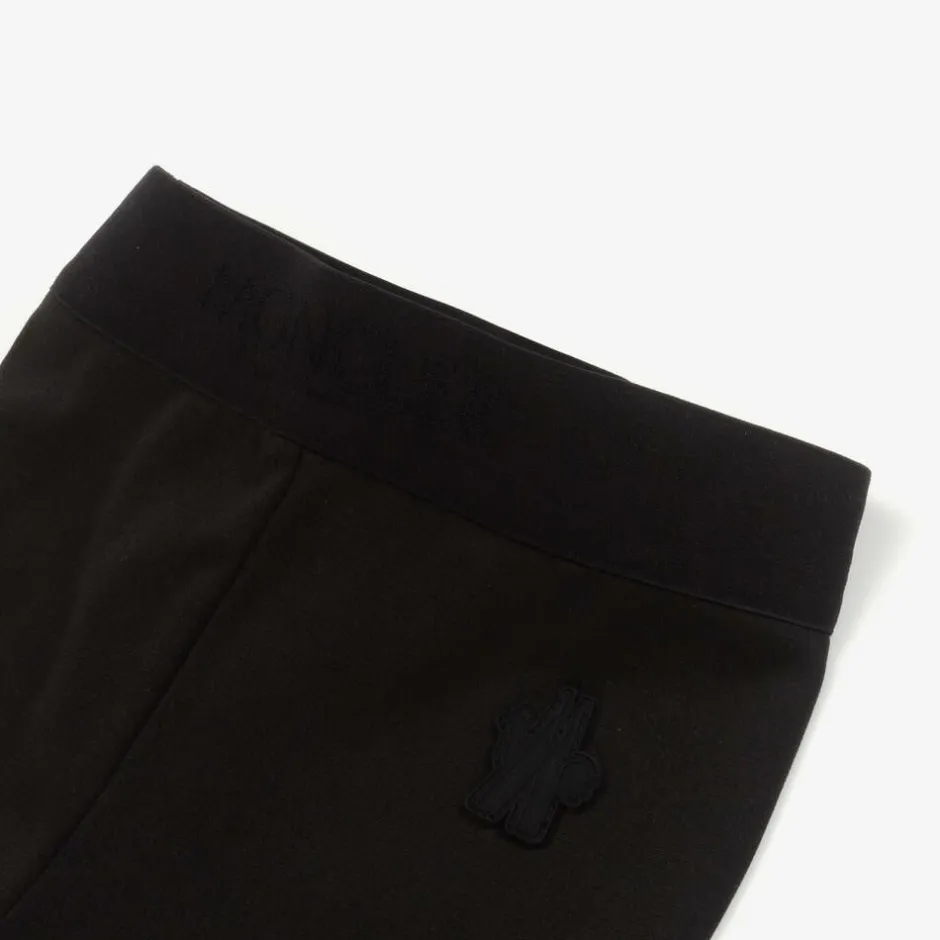 Moncler Enfant Black Technical Leggings Sale