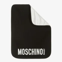 Moschino Baby Black Teddy Bear Logo Changing Bag (30cm) Online