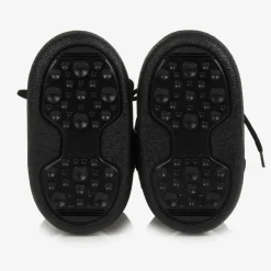 Moschino Kid-Teen Black Teddy Bear Snow Boots Clearance