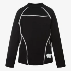 Perfect Moment Black Thermal Base Layer Half-Zip Top Hot