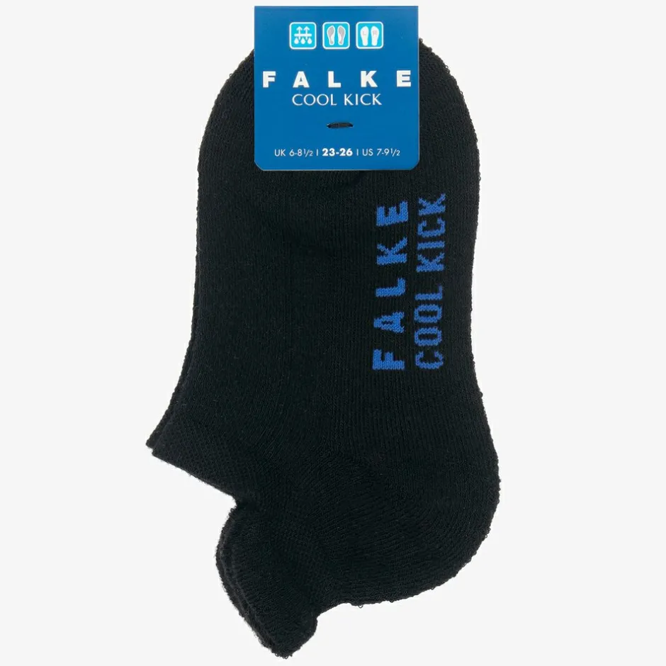 Falke Black Trainer Socks Clearance