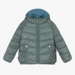Töastie Blue & Green Reversible Puffer Jacket Hot
