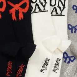 Mini Rodini Blue & Grey Organic Cotton Socks (3 Pack) Best