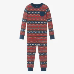 Hatley Blue & Red Christmas Pyjamas Discount