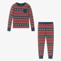 Hatley Blue & Red Christmas Pyjamas Discount