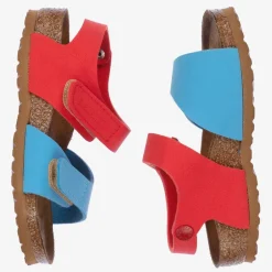 Birkenstock Blue & Red Sandals Online