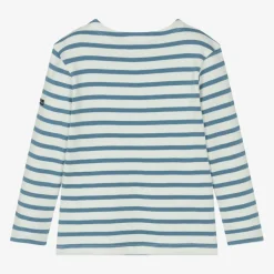 Week-end à la mer Blue & White Breton Striped Cotton Top Best