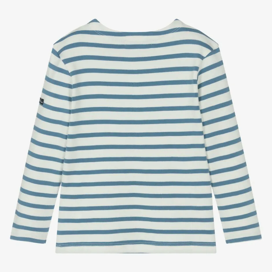 Week-end à la mer Blue & White Breton Striped Cotton Top Best