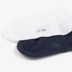 Falke Blue & White Cotton Trainer Socks (2 Pack) Discount