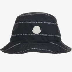 Moncler Enfant Blue & White Logo Sun Hat Sale