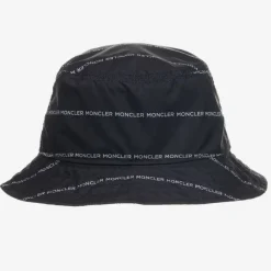 Moncler Enfant Blue & White Logo Sun Hat Sale