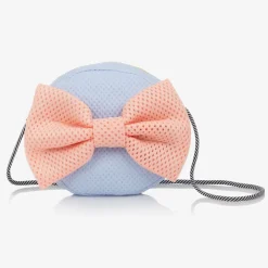 Wauw Capow Blue & Pink Bow Bag (25cm) Outlet