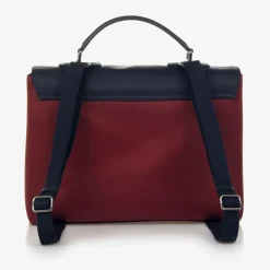 Dolce amp; Gabbana Blue & Red Satchel Backpack (34cm) Hot